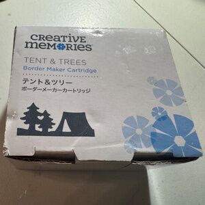 Creative Memories Tent & Trees Border Maker Cartridge BMC NIB